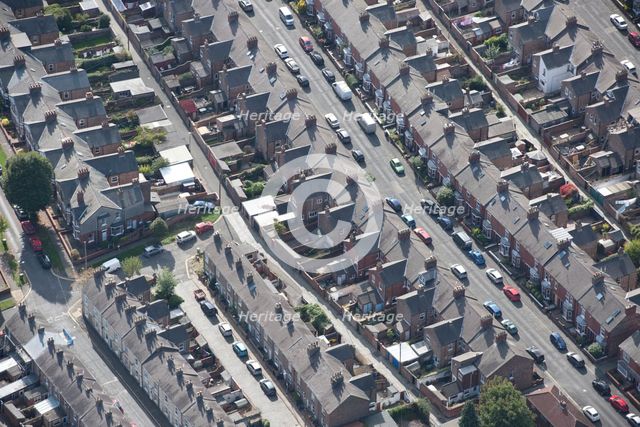 Terraced housing, York, North Yorkshire, 2014. Creator: Historic England Staff Photographer.