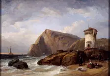 Terracina Tower, 1854. Artist: Clarkson Stanfield