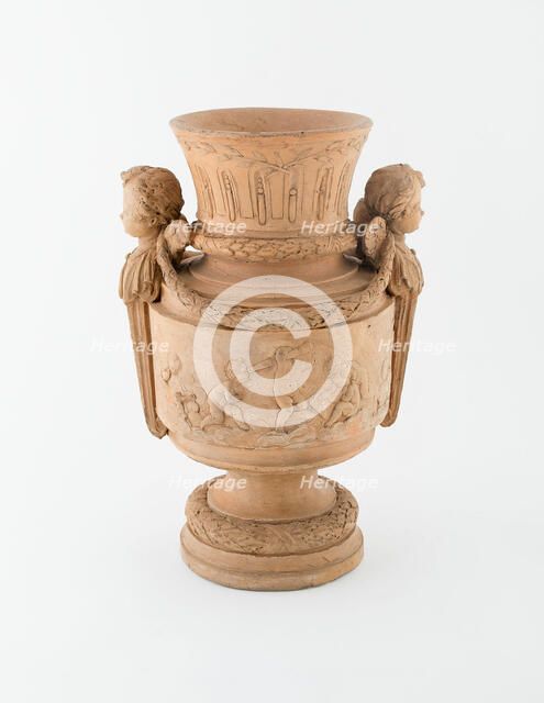 Terracotta after a Vase, France, c. 1760. Creator: Unknown.