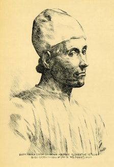 Terracotta bust of a young man, c1860s, (1881). Creator: William H Jobbins