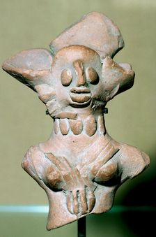 Terracotta female figure, Indus Valley, Mohenjo-Daro, 2500-2000 BC