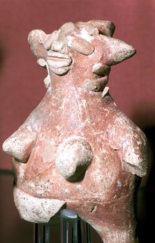 Terracotta female figure, Indus Valley, Mohenjo-Daro, 2500-2000 BC