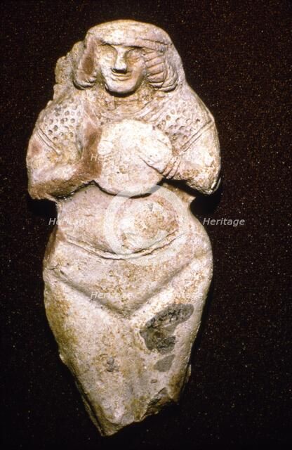 Terracotta Fertility goddess, Ishtar (Astarte), Old Babylonian, c2000 BC. Artist: Unknown.