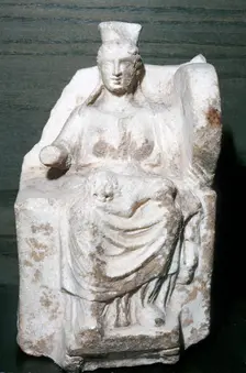 Terracotta figure of Cybele, Baalbek, 4th - 3rd century BC
