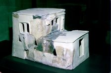 Terracotta model of a house, Meskane-Emar, Syria, late Bronze Age