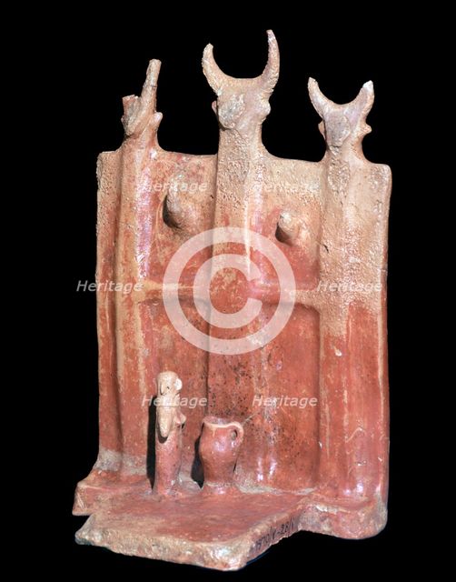 Terracotta model of a shrine, from Cyprus. Artist: Unknown