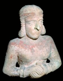 Terracotta statue of a woman, Old Babylonian (?), 2000BC-1750BC