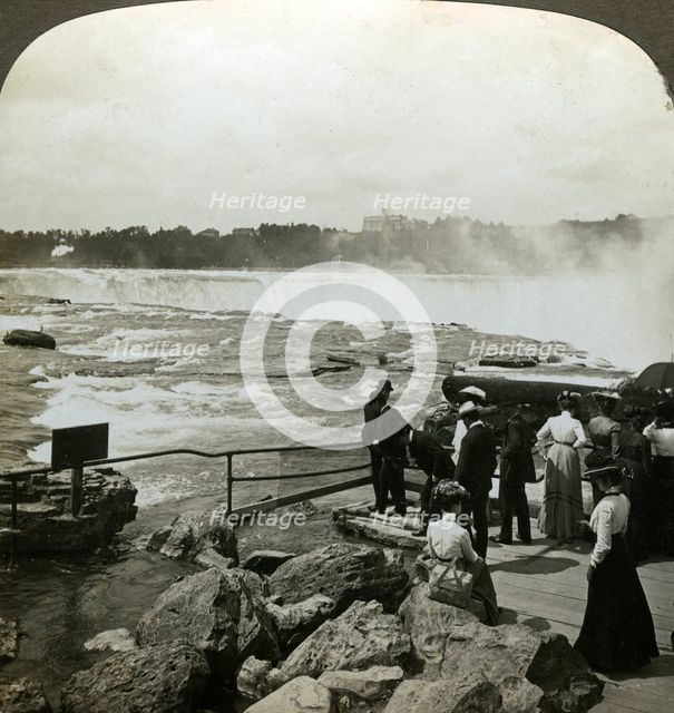 Terrapin Point, Goat Island, Niagara Falls, USA.Artist: HC White