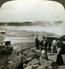 Terrapin Point, Goat Island, Niagara Falls, USA.Artist: HC White