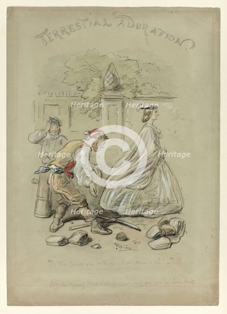 Terrestrial Adoration, n.d. Creator: Hablot Knight Browne.
