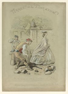 Terrestrial Adoration, n.d. Creator: Hablot Knight Browne