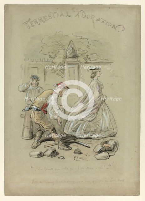 Terrestrial Adoration, n.d. Creator: Hablot Knight Browne.