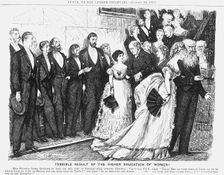 Terrible Result of the Higher Education of Women! 1874. Creator: Joseph Swain