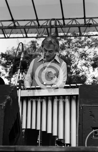 Terry Gibbs, Capital Jazz, Knebworth, Herts, July 1981. Artist: Brian O'Connor.