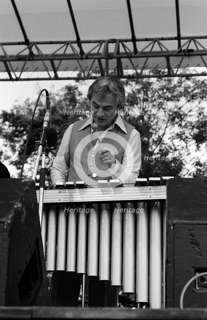 Terry Gibbs, Capital Jazz, Knebworth, Herts, July 1981. Artist: Brian O'Connor.