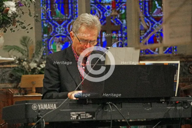 Terry Seabrook, St Andrews Church, Hove, East Sussex, 14 Oct 2022. Creator: Brian O'Connor.