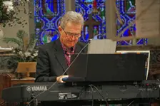 Terry Seabrook, St Andrews Church, Hove, East Sussex, 14 Oct 2022. Creator: Brian O'Connor