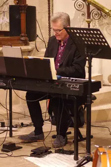 Terry Seabrook, St Andrews Church, Hove, East Sussex, 14 Oct 2022. Creator: Brian O'Connor