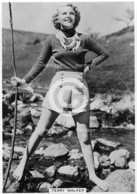 Terry Walker, American film actress, c1936-c1939. Artist: Unknown