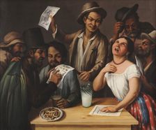 Tertulia de pulquería , 1851. Creator: Arrieta, José Agustín (1802-1879)