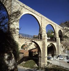 Teruel, aqueduct of the arches, begun in 1537 by Quinto Pierres Vedel