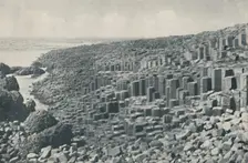Tessellated Promenade of the Grand Causeway Laid Down in Lava in the Far Distant Past c1935. Artists: Unknown, W Lawrence