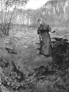 "Tess of the D'Urbervilles", By Thomas Hardy; "The plantation wherein she had taken..., 1891. Creator: Hubert von Herkomer