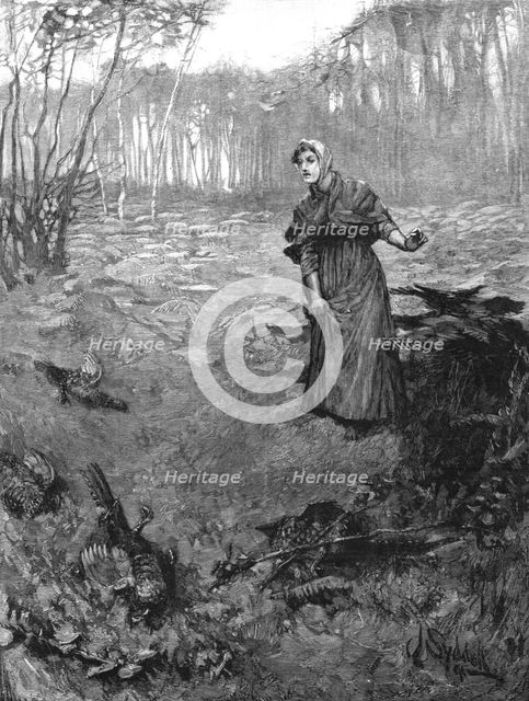 '"Tess of the D'Urbervilles", By Thomas Hardy; "The plantation wherein she had taken..., 1891. Creator: Hubert von Herkomer.