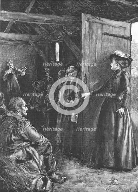 '"Tess of the D'Urbervilles", By Thomas Hardy; "The three o'clock sun shone full upon him...', 1891. Creator: Hubert von Herkomer.