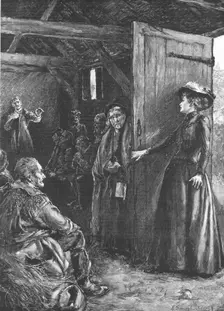 "Tess of the D'Urbervilles", By Thomas Hardy; "The three o'clock sun shone full upon him... 1891. Creator: Hubert von Herkomer