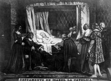 Testament of Isabel the Catholic, (16th century), 1920s. Creator: Unknown