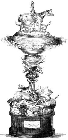 Testimonial presented to Mr. Davis of Her Majesty's Staghounds, 1858. Creator: Unknown