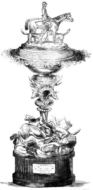 Testimonial presented to Mr. Davis of Her Majesty's Staghounds, 1858. Creator: Unknown.