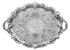 Testimonial presented to Lord Houghton by the electors of Pontefract, 1864. Creator: Unknown