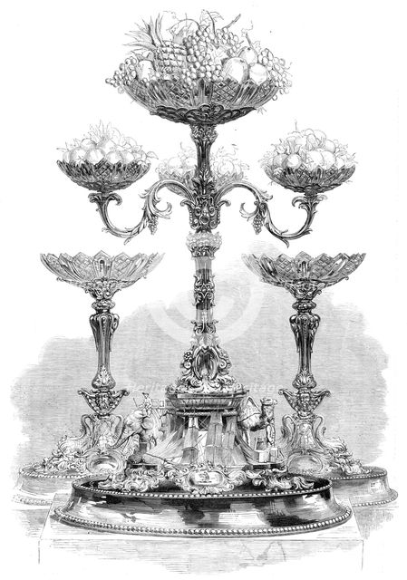 Testimonial presented to Richard Spooner Esq., Commissioner of Customs at Bombay, 1862. Creator: Unknown.
