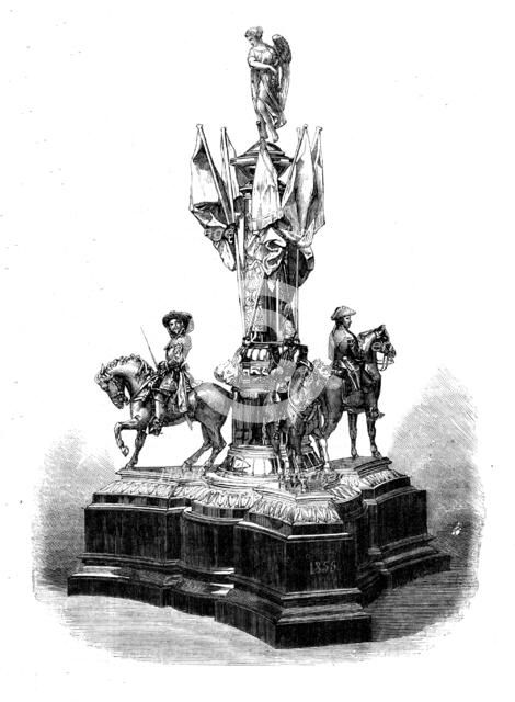 Testimonial recently presented to Major-General Hall, late of the 1st Life Guards, 1858. Creator: Unknown.