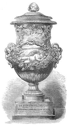 Testimonial to the late John Strang, Esq, L.L.D., City Chamberlain of Glasgow, 1864. Creator: Unknown