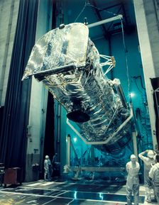 Testing the Hubble Space Telescope , 1980s. Creator: Unknown