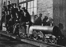 Testing A Miniature Atlantic Engine at Northampton 1926