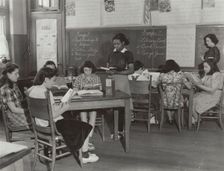 Testing procedure and technique, P.S. 19, 1941. Creator: Tillery