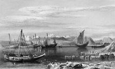 Thubare, A Small Harbour on the Arabian Coast, Upper Part of the Red Sea 1834. Creator: Samuel Austin