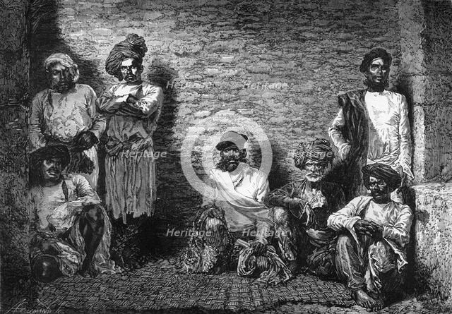 'Thugs in the Gaol of Aurungabad', c1891. Creator: James Grant.