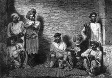 Thugs in the Gaol of Aurungabad c1891. Creator: James Grant