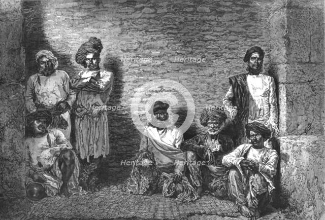 'Thugs in the Jail of Aurungabad; Bombay and the Malabar Coast', 1875. Creator: C. B. Low.