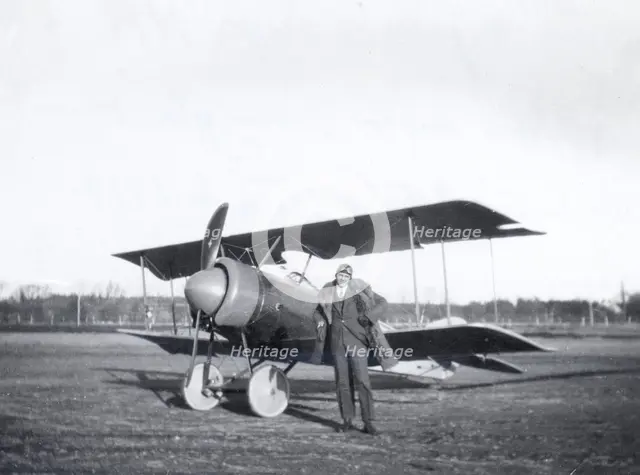 Thulin NA biplane, Landskrona, Sweden, 1919.  Creator: Unknown.