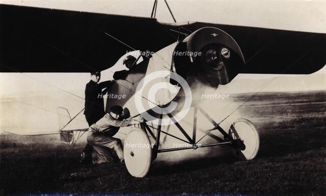 Thulin D aeroplane, Landskrona, Sweden, 1916. Artist: Unknown