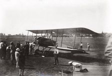 Thulin LA biplane, Landskrona, Sweden, 1918. Creator: Unknown