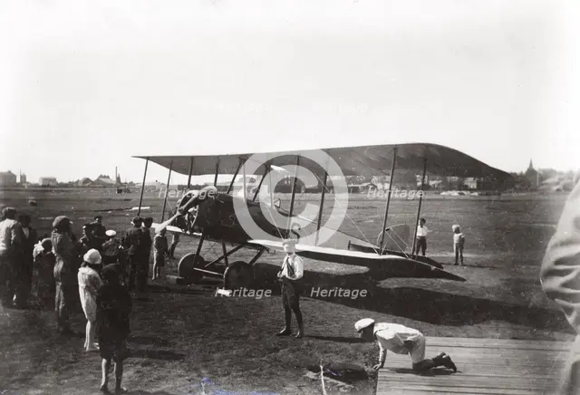 Thulin LA biplane, Landskrona, Sweden, 1918. Creator: Unknown.