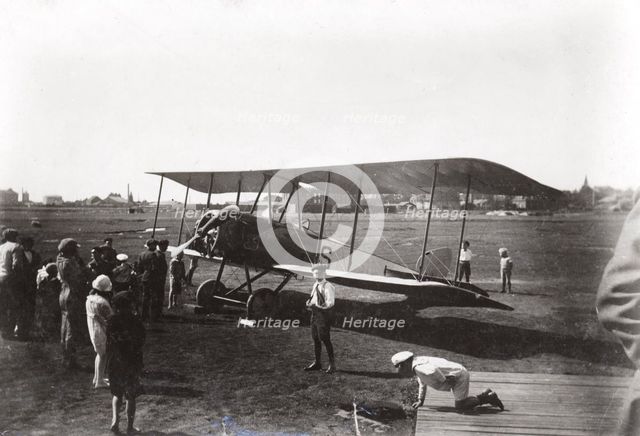 Thulin LA biplane, Landskrona, Sweden, 1918. Creator: Unknown.