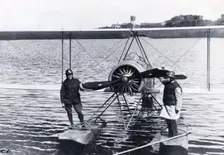 Thulin LA seaplane from Enoch Thulin's aircraft factory, Landskrona, Sweden, 1919. Creator: Unknown